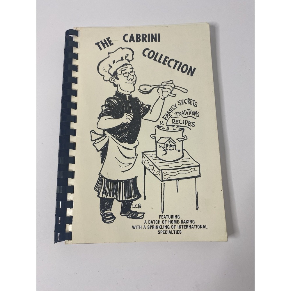 Cookbook The Cabrini Collection St Frances‎ Parish Savannah Georgia 1979 Vintage